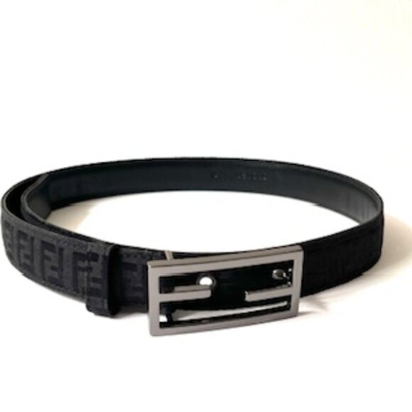 Fendi FF monogram Vintage Belt in black, Women's - Picture 1 of 10